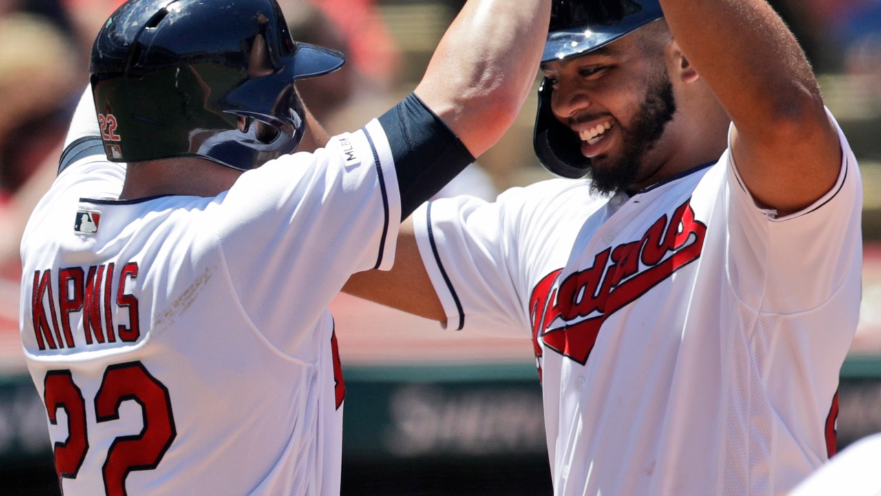 Bradley has RBI double in debut, Indians top Tigers 8-3
